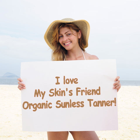 Image of NEW 6 oz Organic Self Tanner - 50% MORE TAN. SAME PRICE!