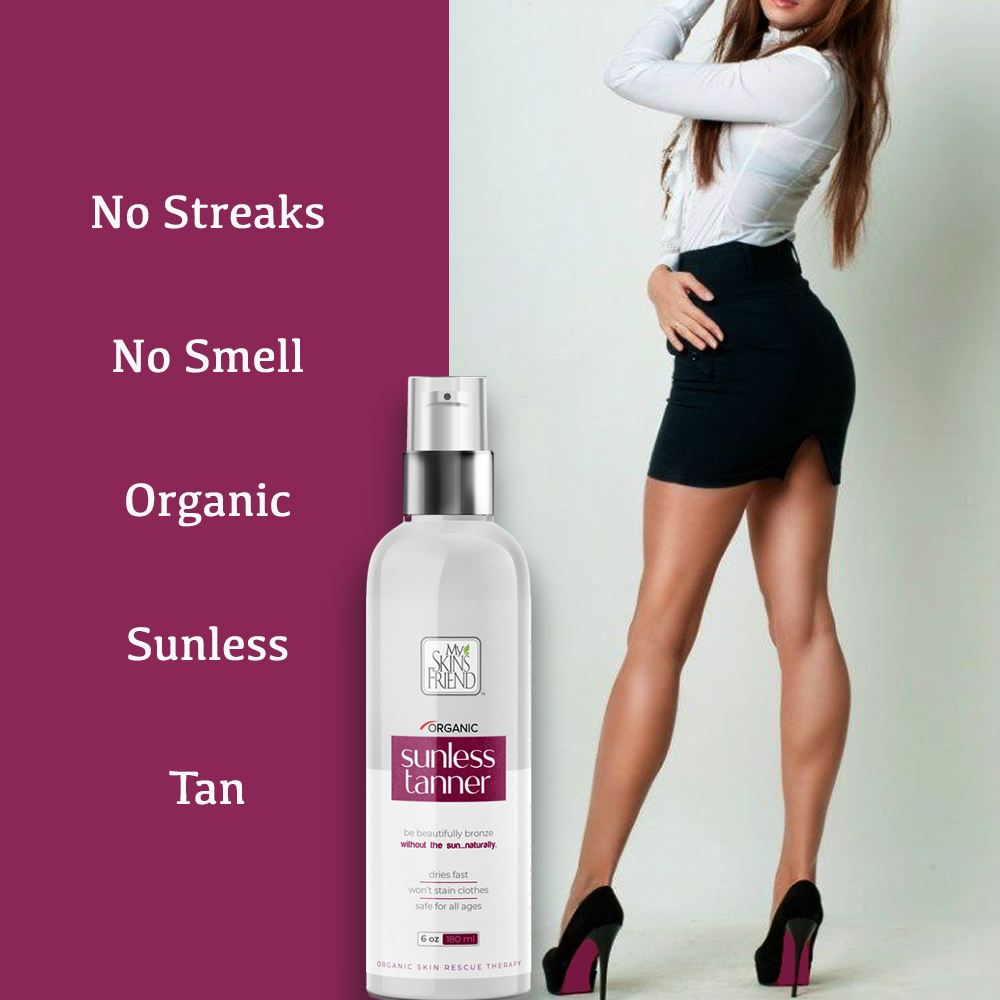 NEW 6 oz Organic Self Tanner - 50% MORE TAN. SAME PRICE!