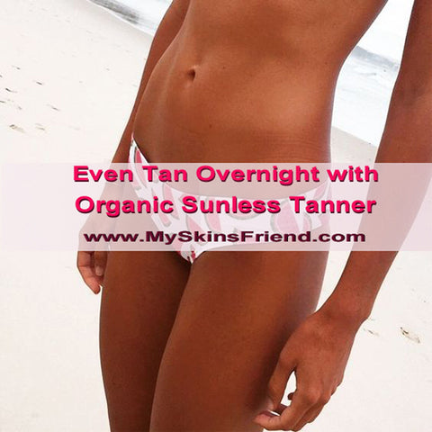 Image of NEW 6 oz Organic Self Tanner - 50% MORE TAN. SAME PRICE!